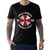 Umbrella Corporation 1968 Resident Evil Футболка Одежда Рубашка Мужчины Женщины Все Сезоны Мужская Футболка Черная Повседневная Футболка с Круглым Вырезом