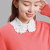 Neck Scarf Fake Collar Lace Lapel Half Shirt Shawl Wrap Decoration Adjust Clothes  Women Girls
