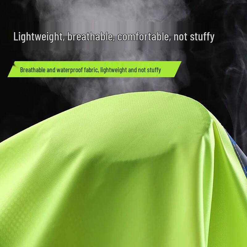 Adult Orange Reflective Split Rain Suit