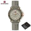 NAVIFORCE Original Women's Calendar Watch Lightweight Fashion Quartz Watch 50m Waterproof Luminous Pointer Women's Casual Watch NF7125