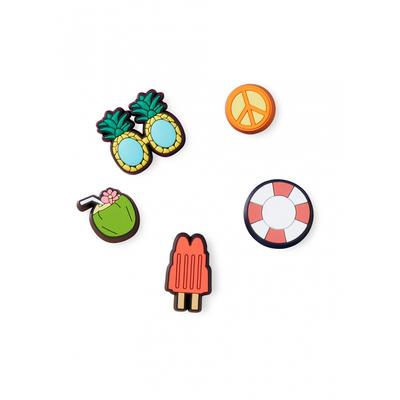 Jibbitz Happy Summer 5 шт. в упаковке