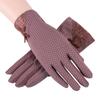 Outdoors UV Protection Summer Sunscreen Gloves Breathable Lace Sun Protection Gloves Touch Screen Thin Anti-UV Mittens Sports