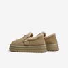 Женские теплые туфли в стиле Birkenstock с меховой подкладкой от TATA