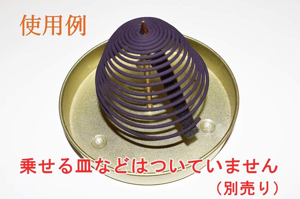 Awaji Baikundo Safety Threadless Sandalwood Water Lotus Spiral Incense Sticks, Natural Fragrance, Natural Sandalwood, Approximately 12 Hours, 14