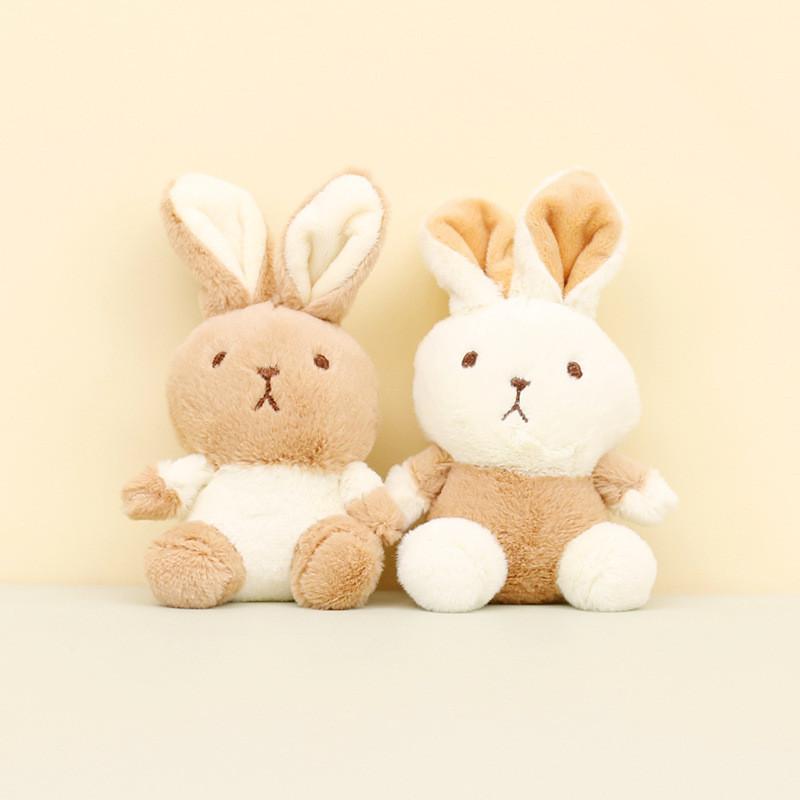 Очаровательный плюшевый брелок Мишка Бежевый Мягкий Короткий Плюш Наполнитель из PP Хлопка 12 см