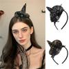 Halloween Witch Hat Costume Hairhoop Fabric Hair Styling Accessory For Theme Parties Festival Gathering Dressingup Props