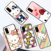 Черный чехол для Xiaomi Poco X6 X4 M5 M6 F5 F6 C65 C55 C50 C51 C40 Pro Redmi 14C A3X 13C 12C 11T 10A 9C Note 7 6 8A Plus L-6 Lovely Hello Kitty