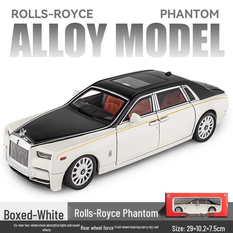 1:Модель автомобиля Rolls-Royce Phantom из сплава в масштабе 1:18 - Предмет коллекционирования и декоративный элемент