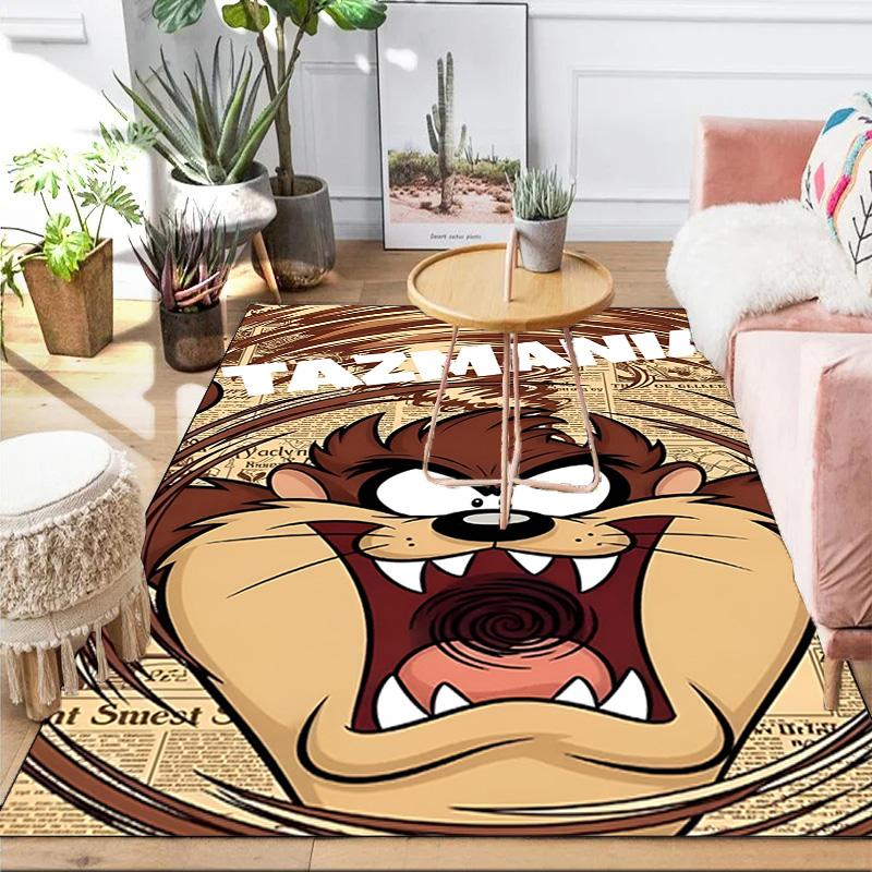 Tazmanian Devil's Fury Area Rug Suitable for Indoor And Outdoor,Carpets for Kitchens, Homes, Offices, Living Rooms,Home Decor,Christmas Gift