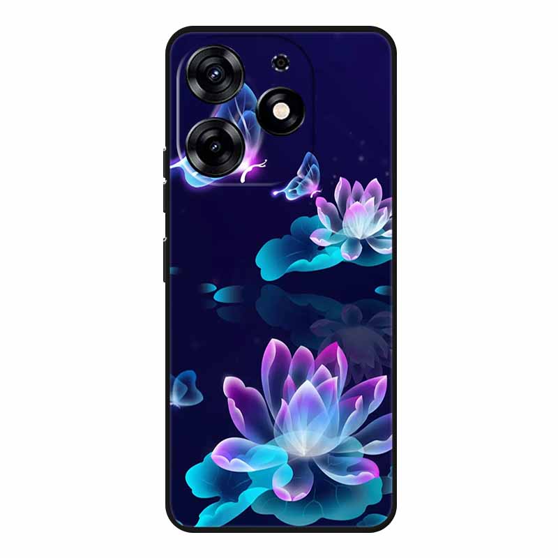 Милые Животные Мягкий Силиконовый TPU Чехол для Телефона Tecno Spark 20 Pro - Легкий и Ударопоглощающий Защитный Задний Чехол