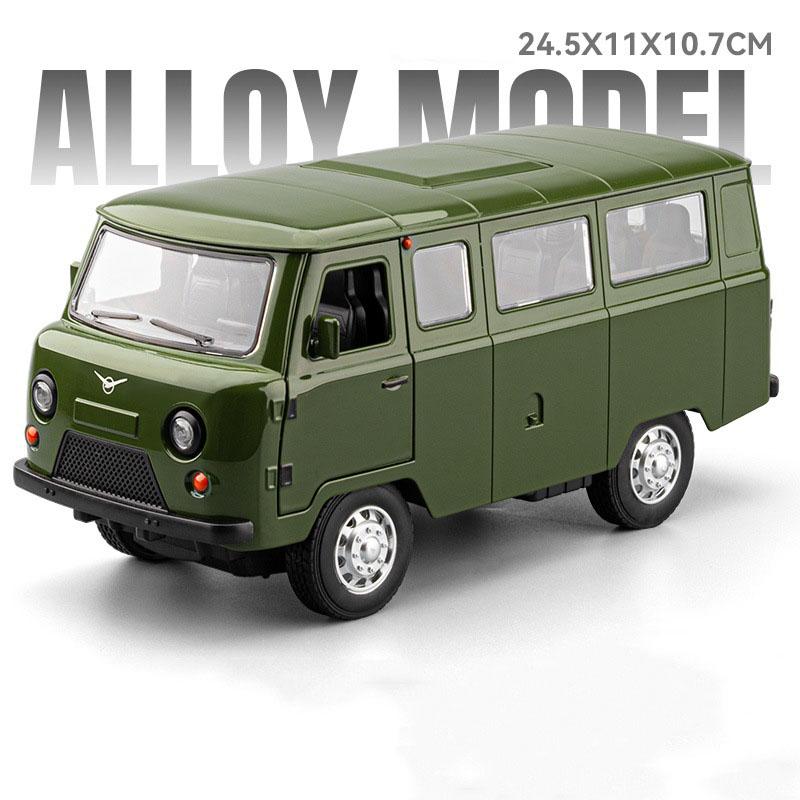 1:18 Масштаб Модель автомобиля УАЗ TRAVELER Игрушка Металлическая Литая Под Давлением Инерционная Звук Свет Универсал Фургон Модели Украшения Подарки