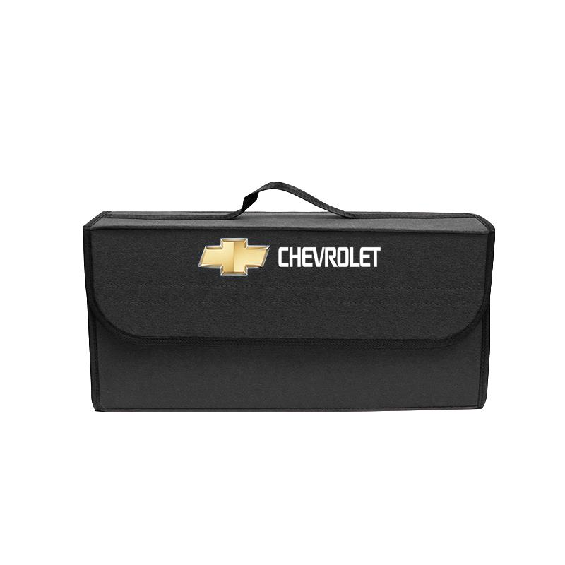 AABHH1 Car Felt Cloth Storage Bag Folding Organizer Box Trunk Tool Case For Chevrolet Sonic Silverado Trax Camaro Captiva Equinox SS