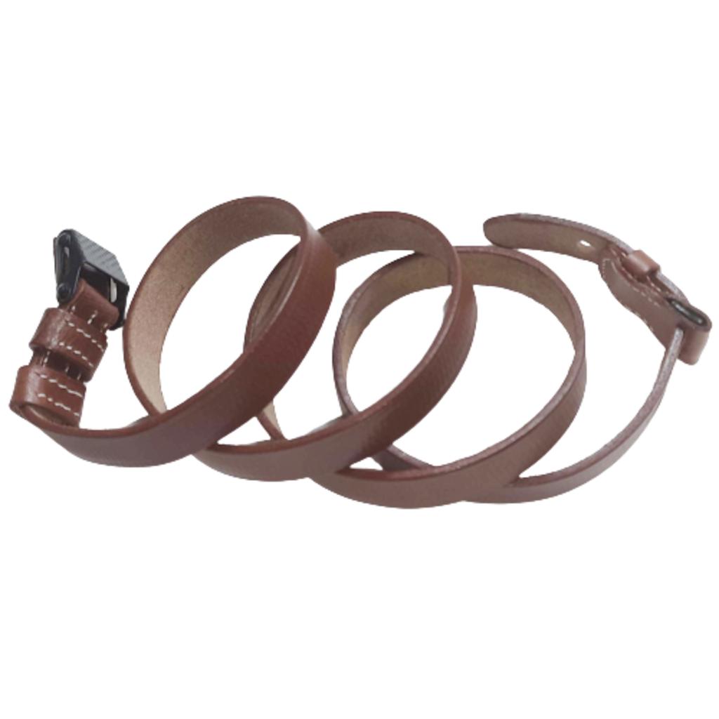 Немецкий винтовочный ремень Mauser K98 времен Второй мировой войны из коричневой кожи с прицельным колпаком, МАРКИРОВКА DSC00135_W_1