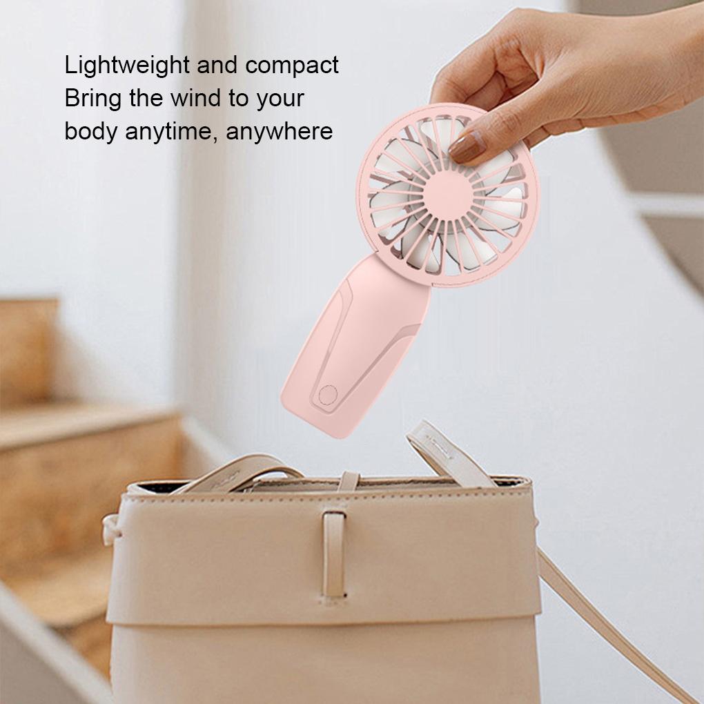 USB Rechargeable Mini Portable Pocket Handheld Fan Cool Air Outdoor Travel Cooler Cooling Mini Battery Fans Home Appliance
