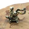 Beauty Frog Tortoise Figurine Easy To Carry Brass Wear-resistance