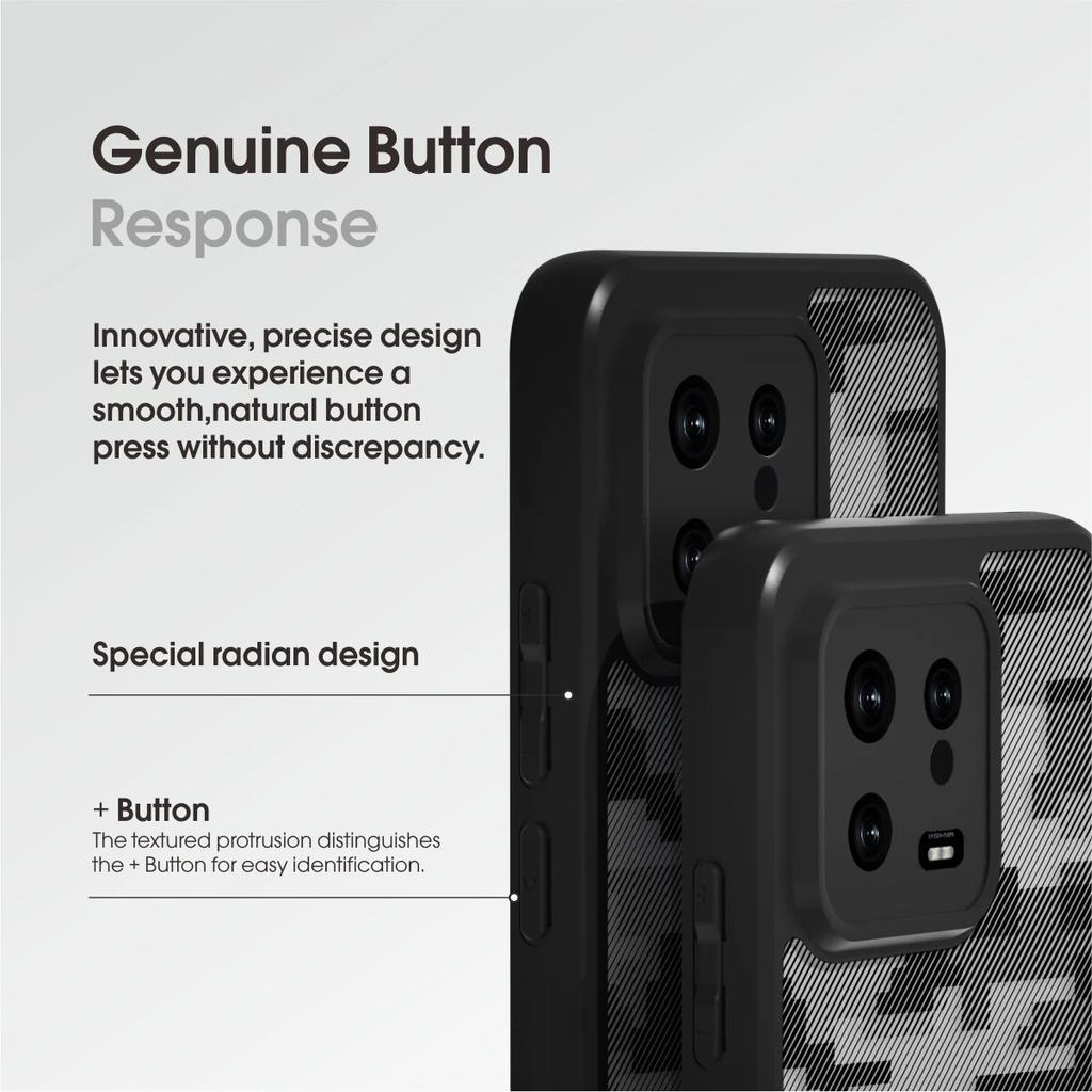 (Comes with Wrist strap)IBMRS for Xiaomi 13 Case,camouflage Shockproof Matte Phone Case Casing