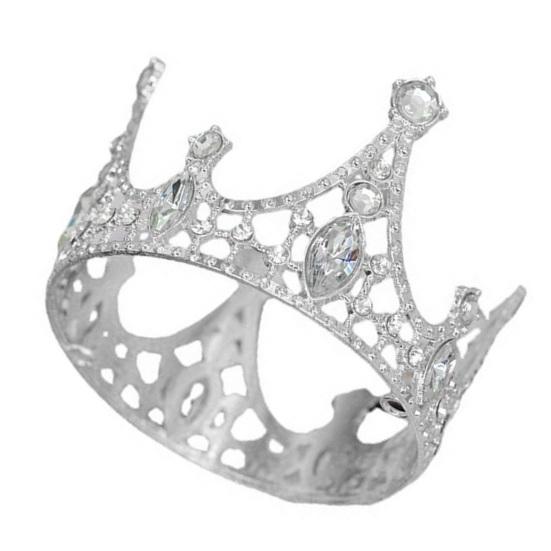 Корона для торта, искусственная хрустальная тиара, сверкающее украшение для торта, декор свадебного торта на день рождения, детский душ