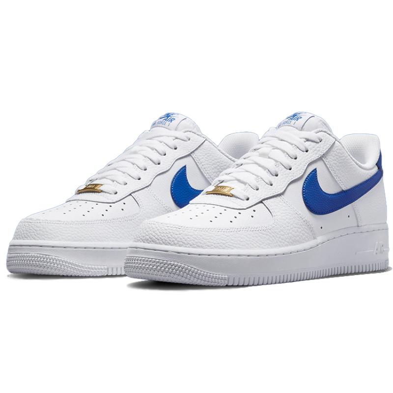 Nike Кроссовки Air Force 1 Low Белые Королевский синий DM2845-100