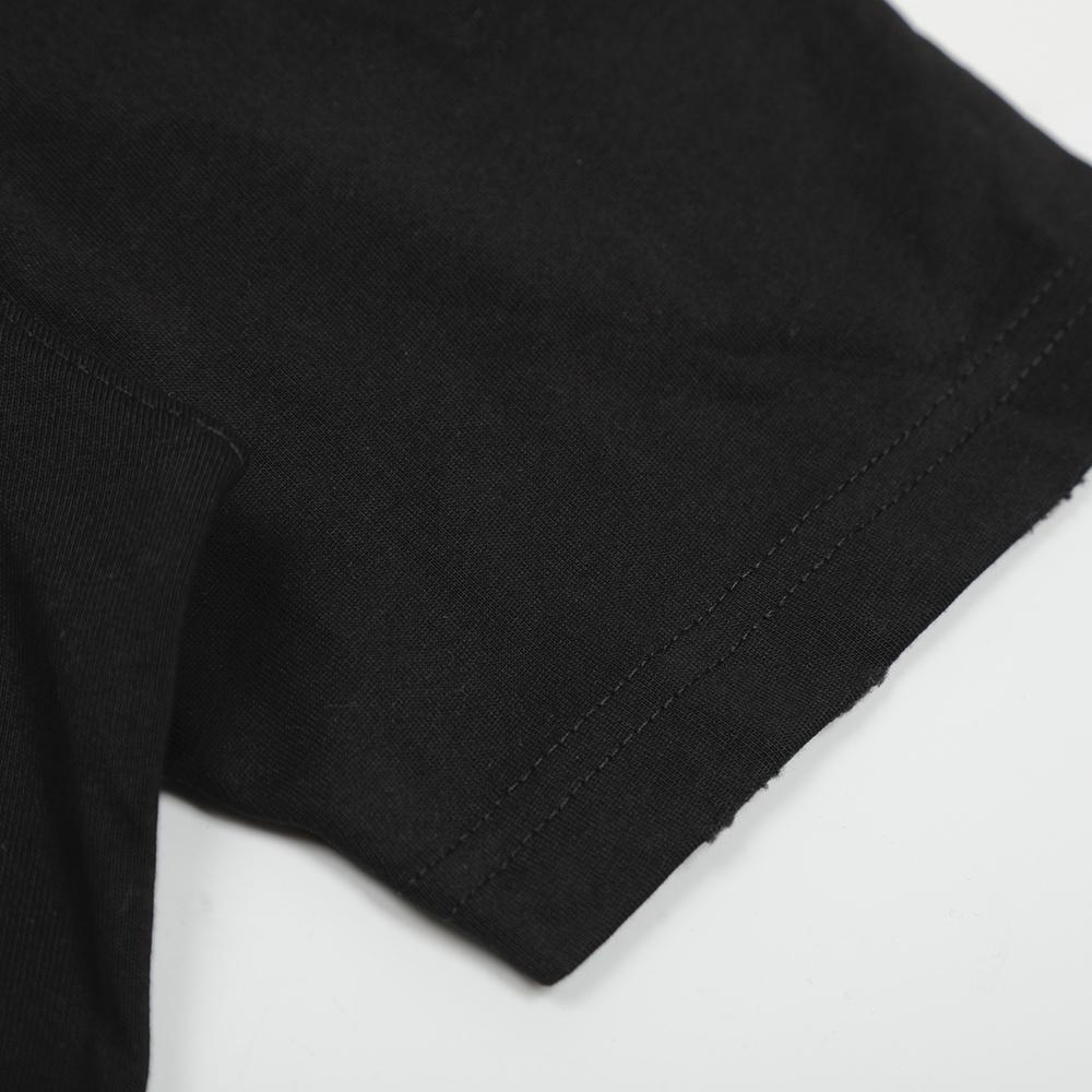 AMI 2025 Лето Новая Свободная Большого Размера Мужская Футболка из Чистого Хлопка с Принтом