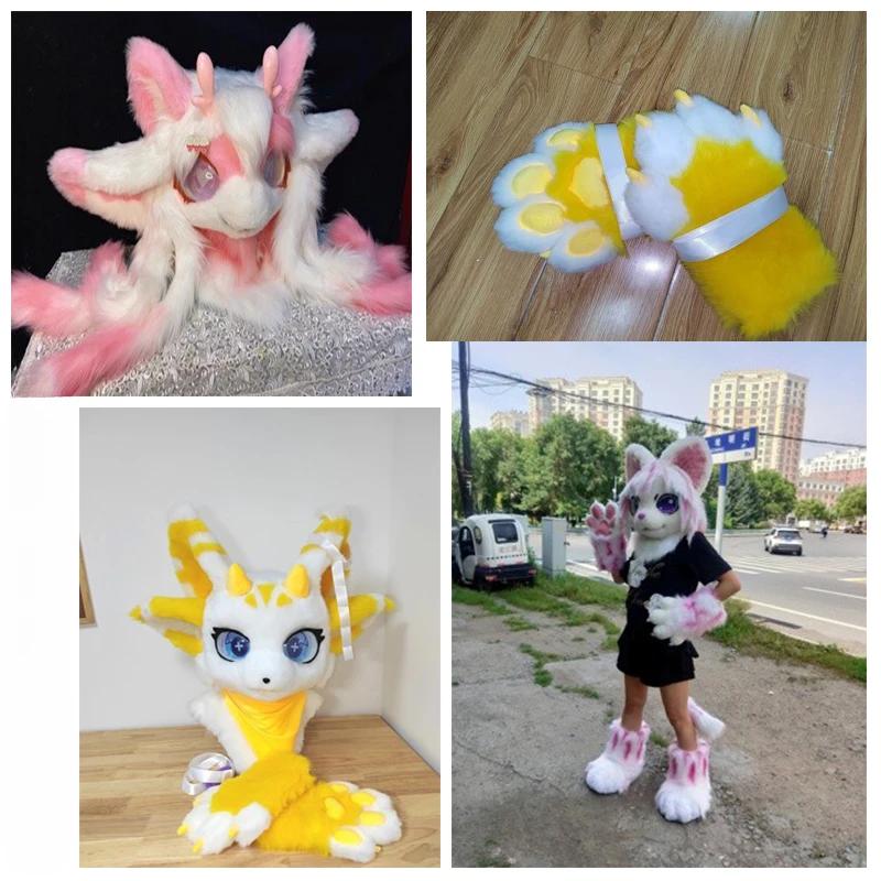 50x180cm Flush Artificial Fur Thickened Imitation Fox Fur Grass Faux Fur Fabric for Counter Decoration Carpet Clothes Scarves