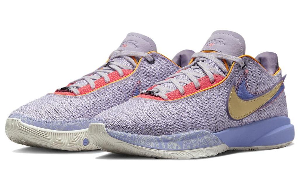 Nike LeBron 20 'Фиолетовый и золотой' DJ5423-500
