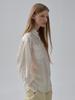 MOAT Silky Sheer Blouse (Cream Ivory)