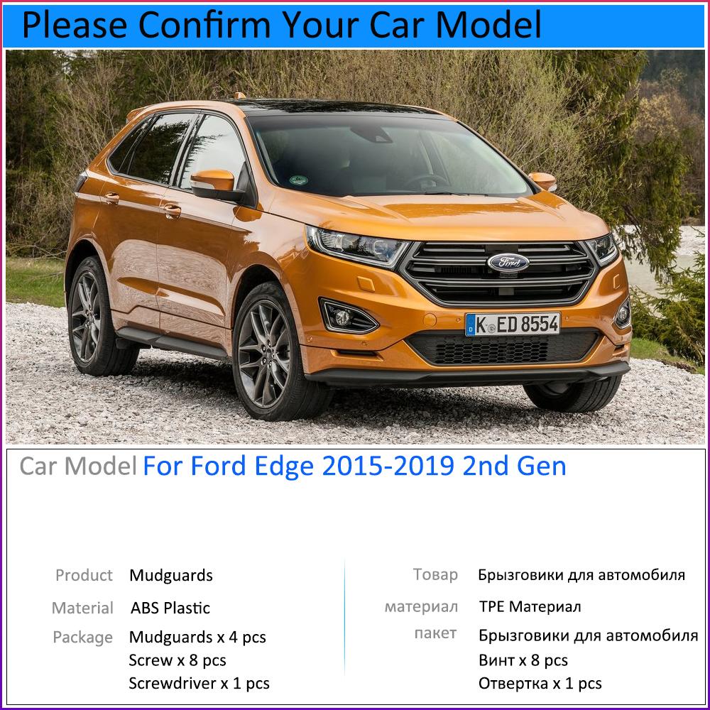 Брызговики подходят для Ford Edge 2015 ~ 2016 2017 2018 автомобильные аксессуары брызговик Fender авто замена