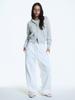 GLOWNY G Classic Knit Zip Up (Gray)