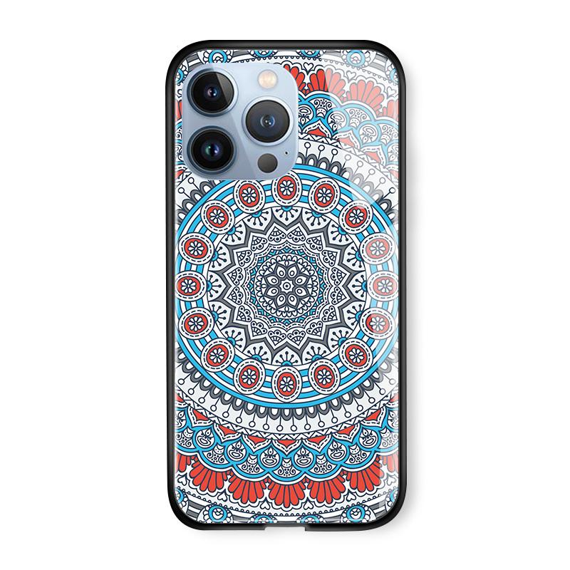 Чехол для телефона из закаленного стекла для iPhone 11 12 13 14 15 16 17 Redmi 10 12 14C Note10 Note14 Xiaomi 11Lite PocoC75 Мягкий край Ударопрочный Гладкий чехол