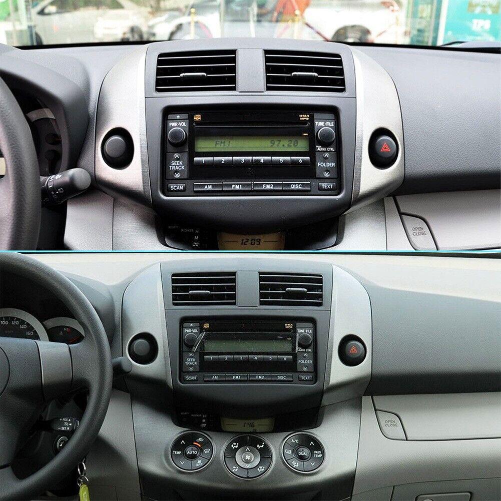 Отделка панели приборной панели центра автомобиля для Toyota-Rav4 2006 2007 2008 2009 2010 2011 2012 55412-42060-B0 55413-420 I2V8