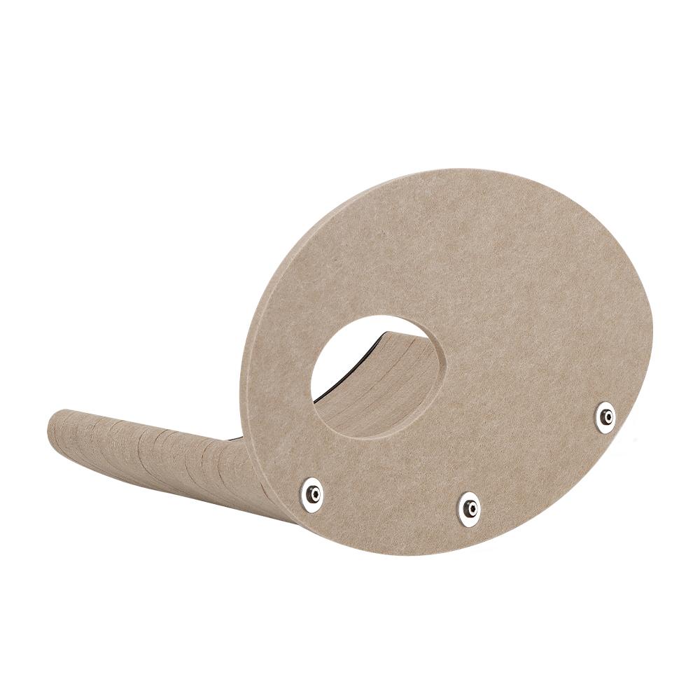 Настенный кошачий насест с длинной рамой, плавающий гамак, фетровая кошачья кровать, улучшенная кошачья мебель для лазанья для домашних кошек