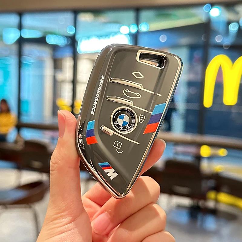 Горячий 2025 Чехол-оболочка для корпуса автомобильного пульта-ключа Для BMW 1 2 3 5 7 Серии X1 F48 X3 G20 X4 X5 G05 X6 F16 M40i M440i G02 G31 G23 F34 F15