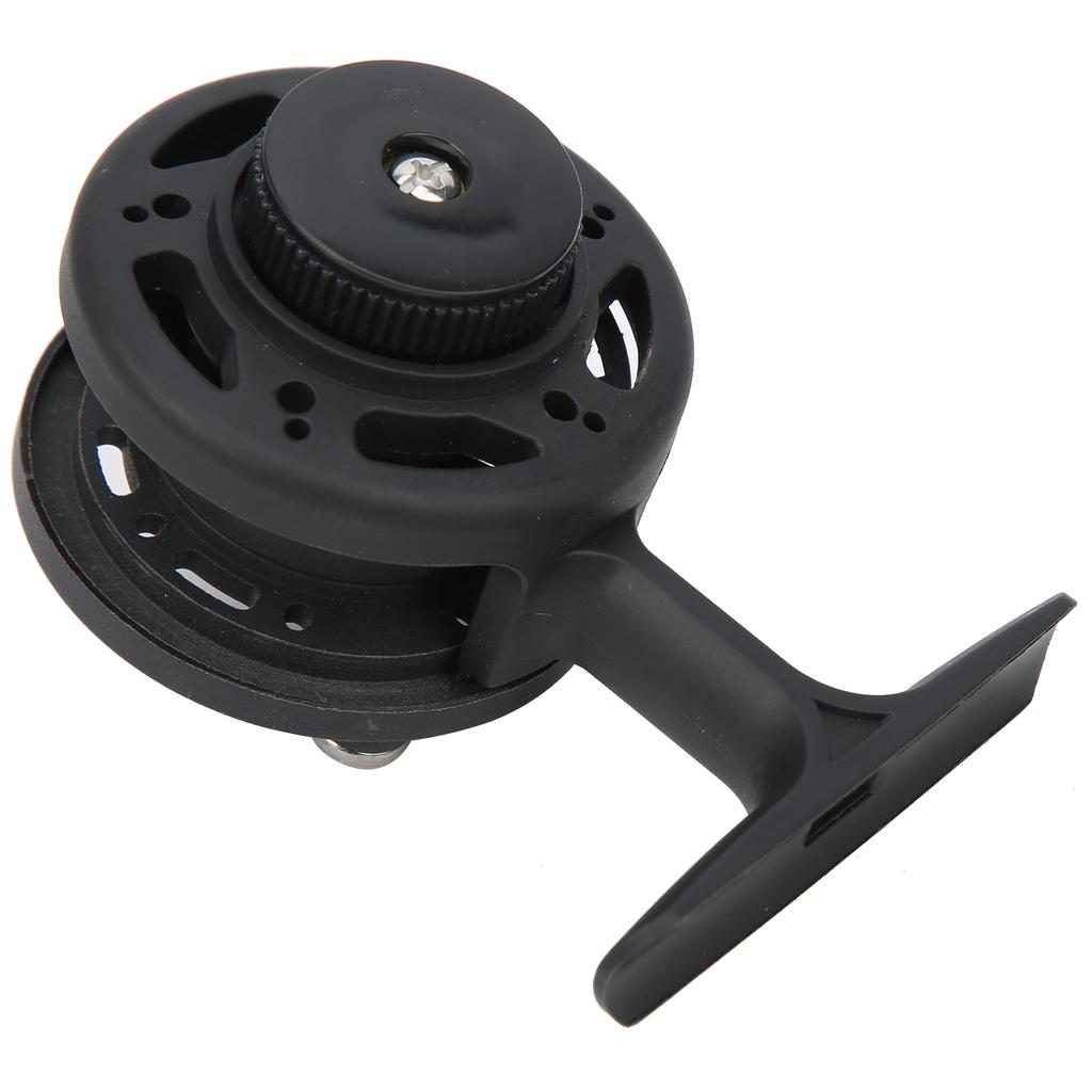 Металлическая катушка с передним колесом для подледной и нахлыстовой рыбалки, переключаемая для правой и левой руки, с высокой ножкой(5см
