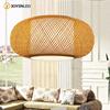 Classic Chinese Decorative Pendant Light Bamboo&PVC Lampshade Droplight for Cafe Teahouse LED Retro Pendant Lamp Wholesale Price
