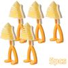 1/5pcs Multipurpose Cleaning Brushes with Triangle Head Foldable Dusting Brush for Corner Gap Edges Kitchen Bathroom Clean Tools