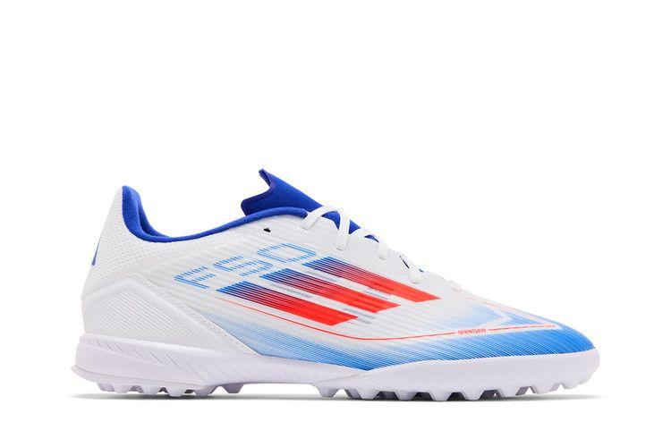 adidas F50 League Turf Cloud White Solar Red Lucid Blue Men's Sneakers