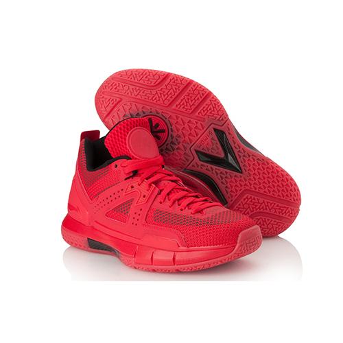 Li Ning WOW 5 Non slip Lightweight Low top Basketball Shoes Mens Red ABAL047-11