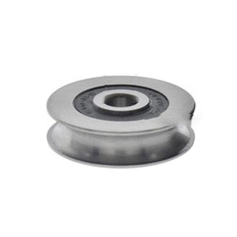 6*30*8Mm High Quality Wire Rope Groove Bearing Pulley For Door Window Sliding Track Roller Pulley Stainless Steel Sheave