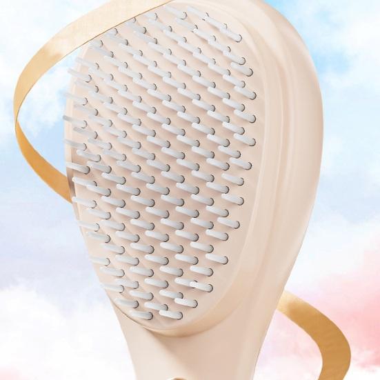 Выдвижная щетка для волос Самоочищающаяся щетина Массаж головы Антистатическая расческа для распутывания волос Портативные женские парикмахерские инструменты Подарок на день рождения