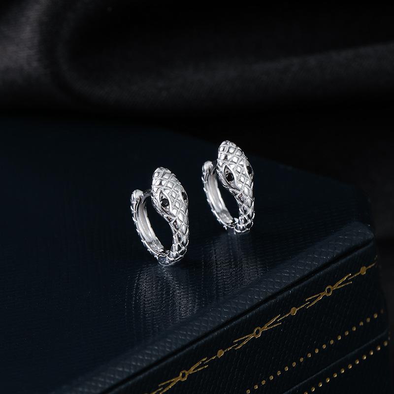 Серьги-змеи из серебра Banyan Tree S925 — европейский и американский стиль, креативный холодный тренд для женщин