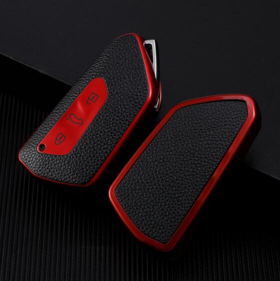 Модный чехол для ключей из ТПУ для Volkswagen VW Golf 8 MK8 ID-4 ID-6 для Skoda Octavia A8 для Seat Leon FR MK4 Cupra