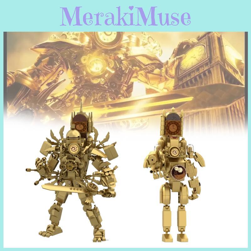 Skibidi Toilet Block Set With Abs Plastic Construction For Creative Building Enthusiasts