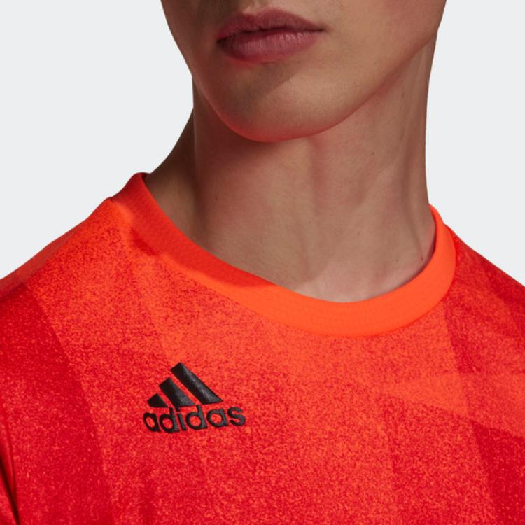adidas Футболки Унисекс Красные С круглым вырезом Умеренный Прямой крой H18184
