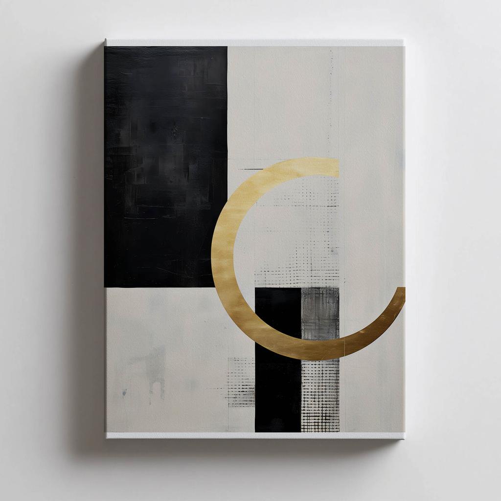 Geometria Kontra Nieskończoność Geometria Kontra Nieskończoność, 40X50 Cm, Rama Aluminiowa Czarna, Papier Matowy 230 Gsm