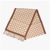 Gucci Gg Wool Fringe Muffler 9865 835534 3g200