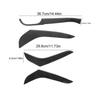 4Pcs For Volkswagen Passat Carbon Fiber Interior Door Armrest Panel Cover Trim