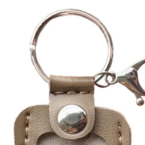 Pet Hair Keepsake Keychain Dog Cat Paw Shape Hair Storage Pendant Keychain Memorial Collection Keychain with Keyring Pet Memorial Gift