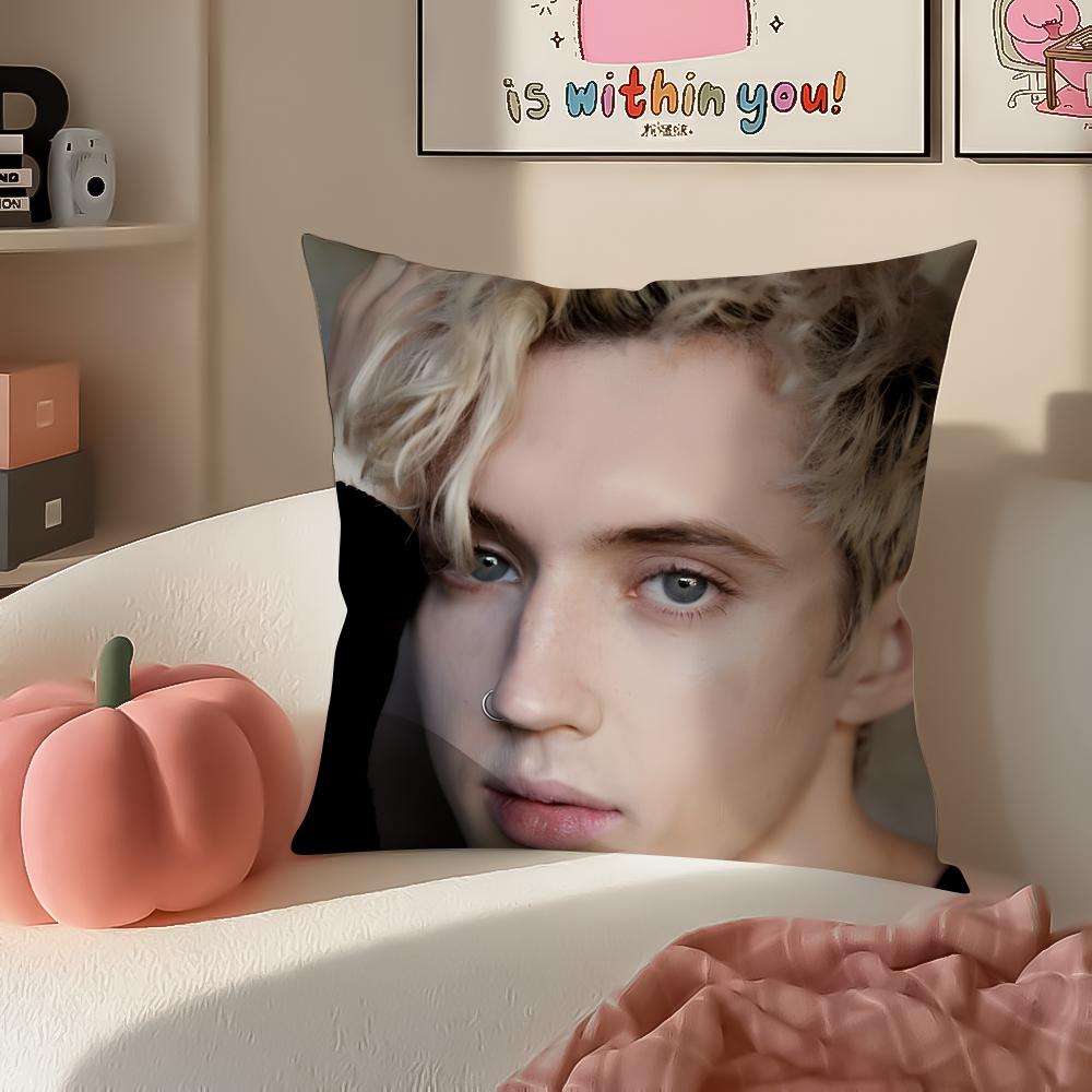 TTroye Sivan Наволочка для подушки Короткий плюш Невидимая молния Комната Диван Наволочка