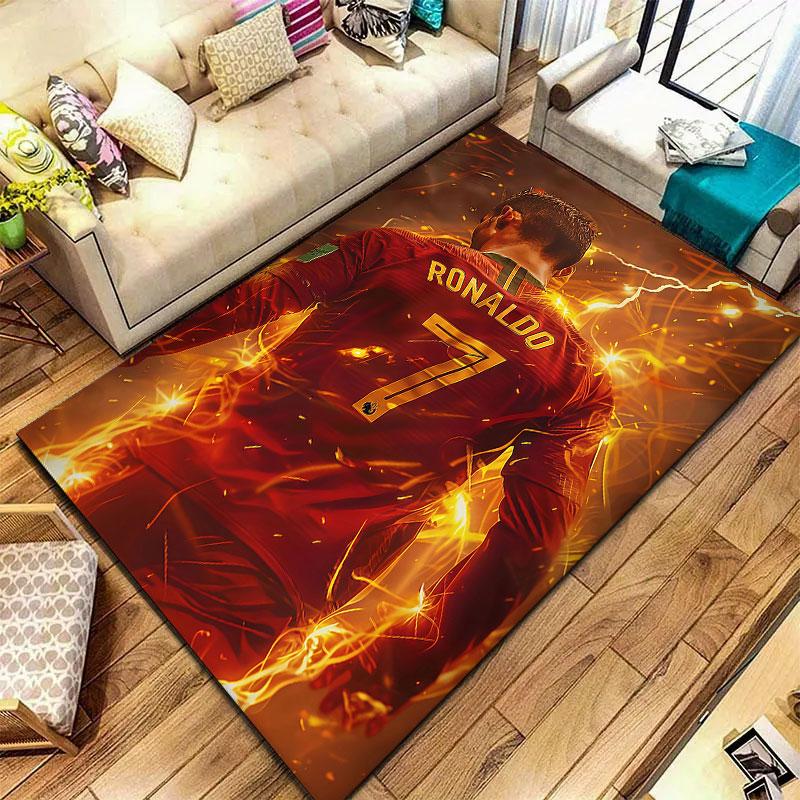 CR7 Cristiano Ronaldo Carpet Rug for Living Room Bedroom Home Sofa Decoration,Kids play Non-slip Floor Mat