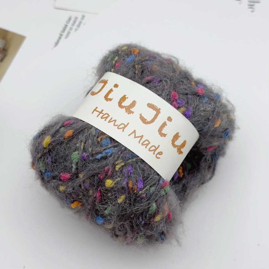 250 г Пряжа Ручная Работа Шерсть Цыганский Клубок Цвет Вязание Грубая Смесь Плюшевая Пряжа Клубок Вязание Крючком Дизайнерский Шов Аксессуары для Свитера